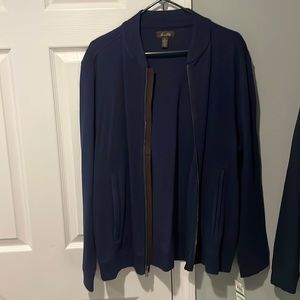 Navy blue brand new with tags Tasso Elva cardigan sweater